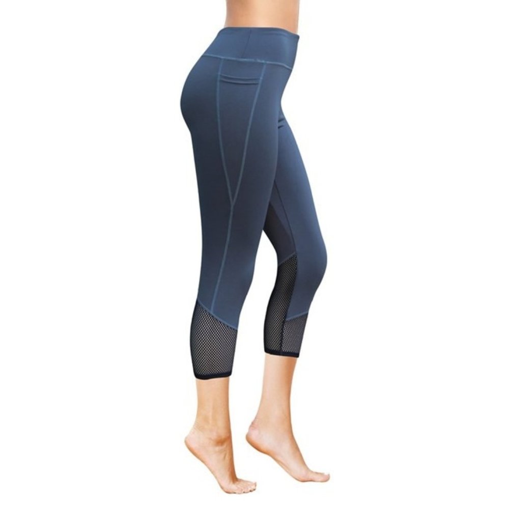 High Waist Yoga Pants Workout Capri Leggings